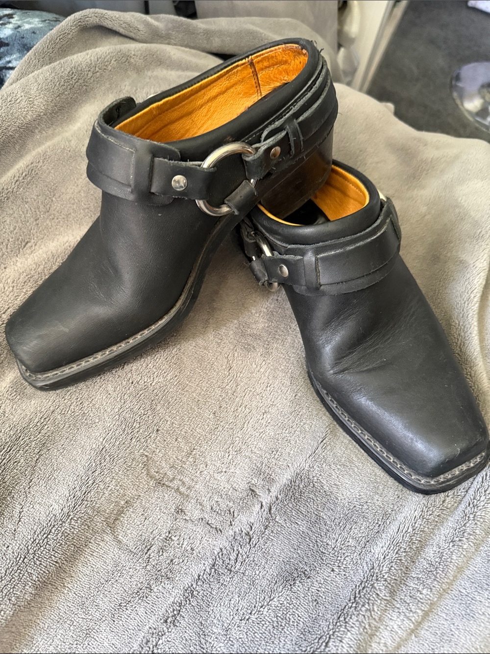 Women’s Frye Leather Harness Mule